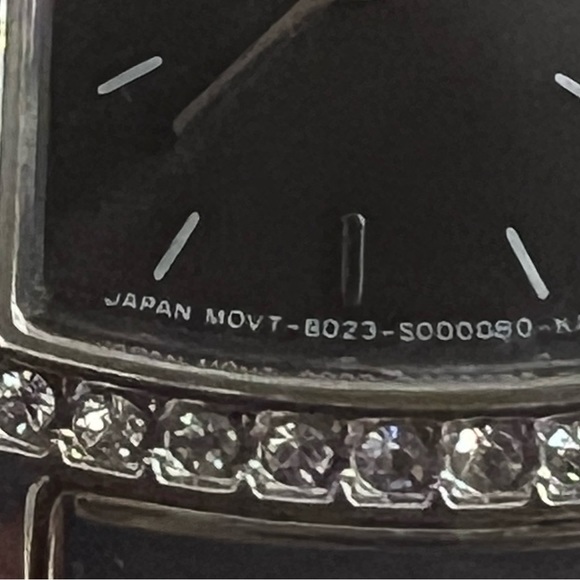 Citizen Eco-Drive Ladies Watch Crystal Black Dial Crystal and Stainless Bracelet - Picture 9 of 14